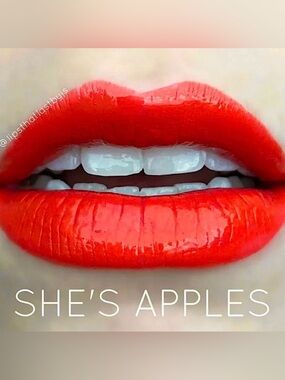 Lipsense She’s Apples NEW Matte Warm Red Orange Long Lasting Liquid Lipstick
